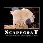 Thank you for making me the scapegoat